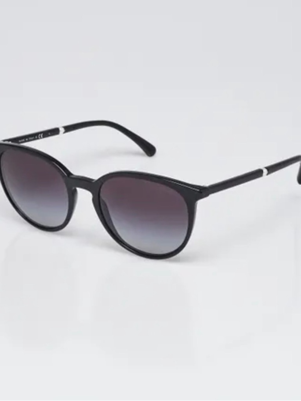 CHANEL Acetate Butterfly Pearl Sunglasses 5394-H Black